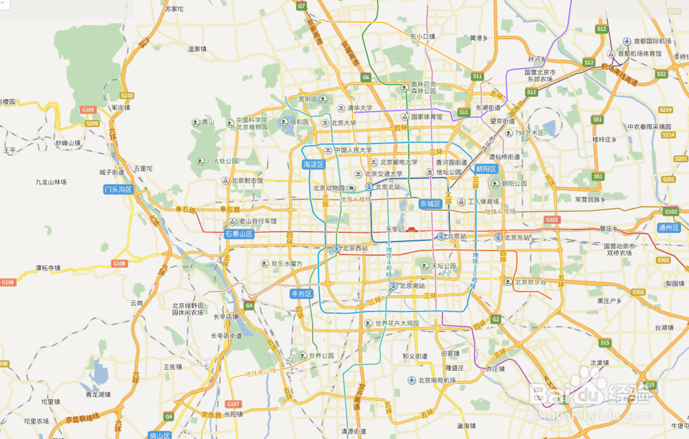 百度地图如何查看地图街景