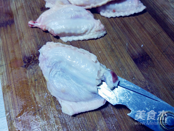 土豆胡萝卜无骨烤翅