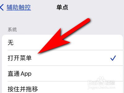 苹果手机如何自定义单点操作