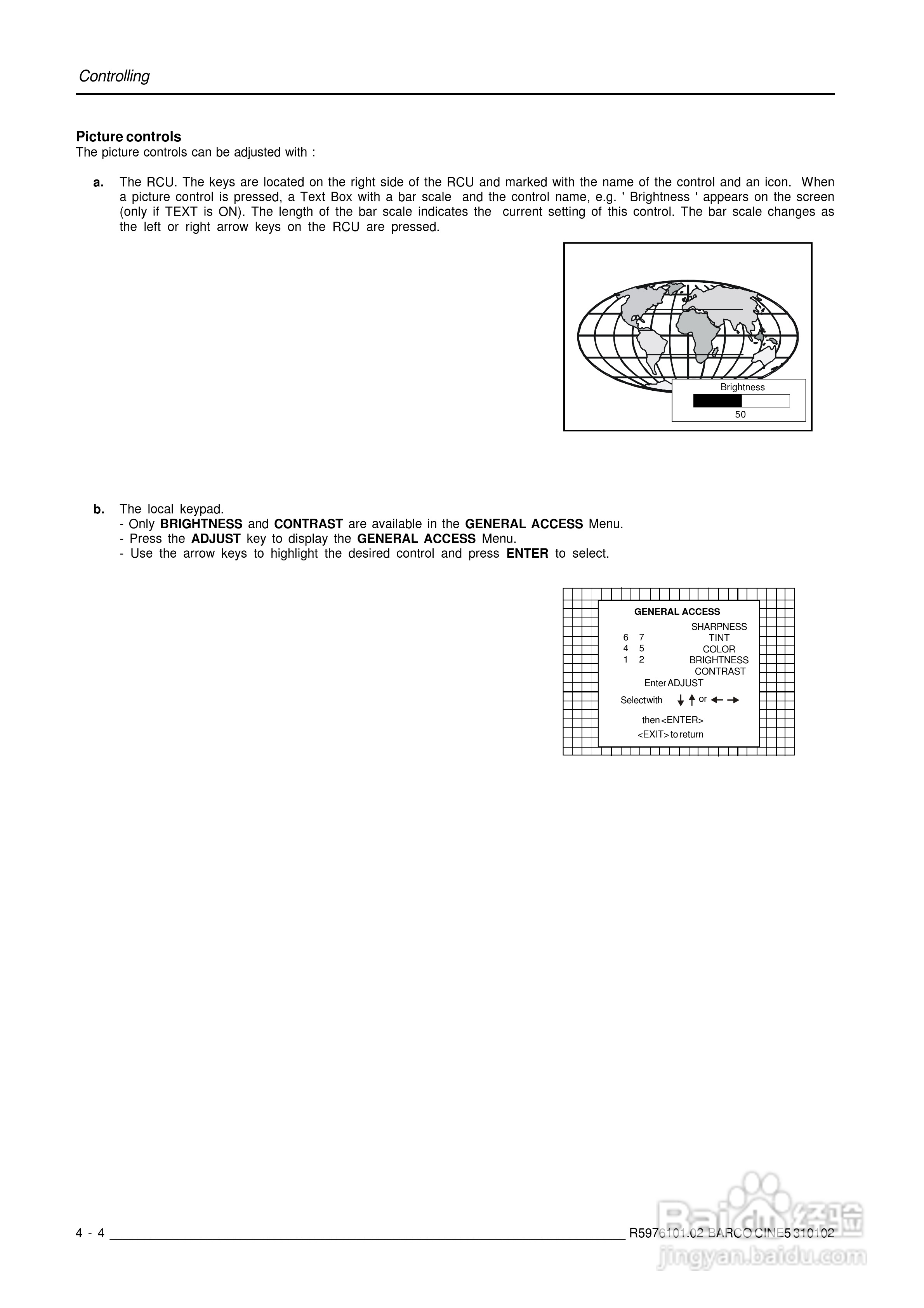 Barco巴可 Cine 5投影机说明书:[2]