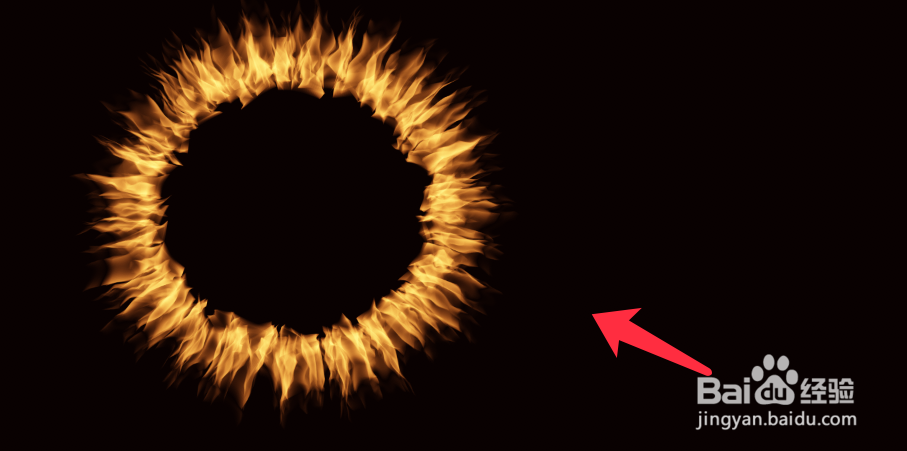 PS如何制作火焰素材