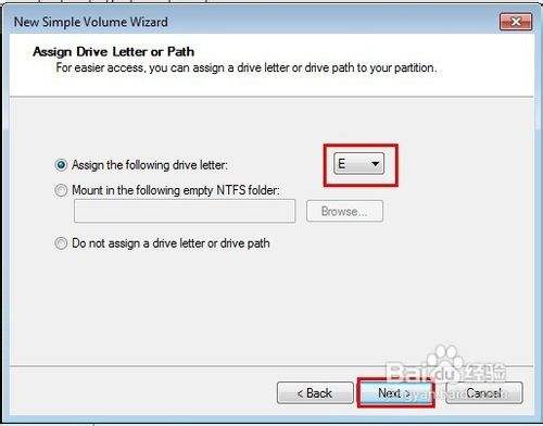 win7系统(英文)分区详细步骤(最好附实图)