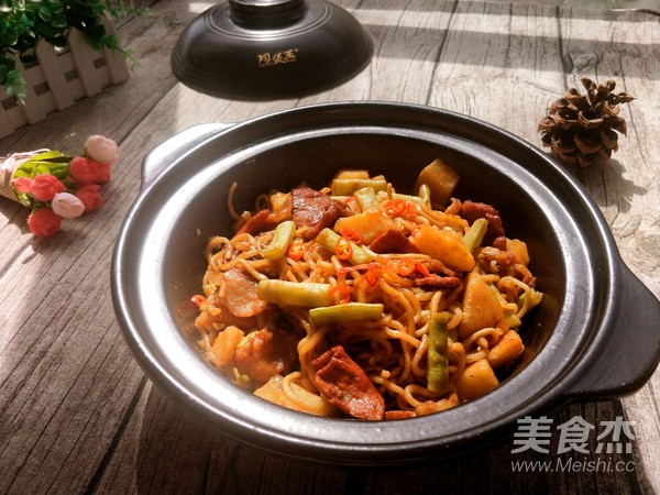 豆角土豆焖面