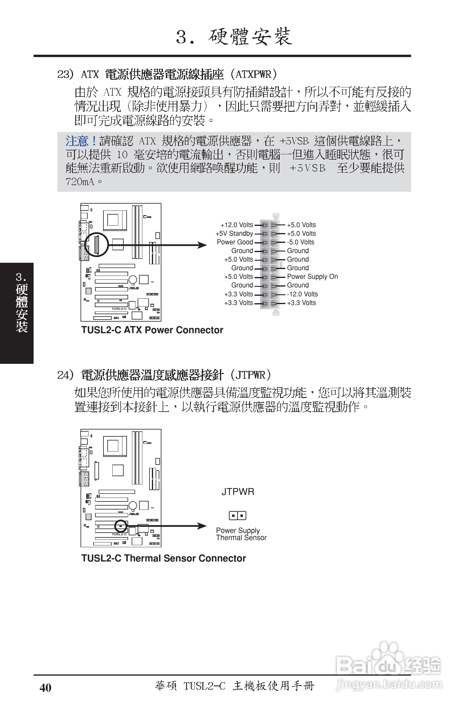 ASUS主机板TUSL2-C使用手册:[4]