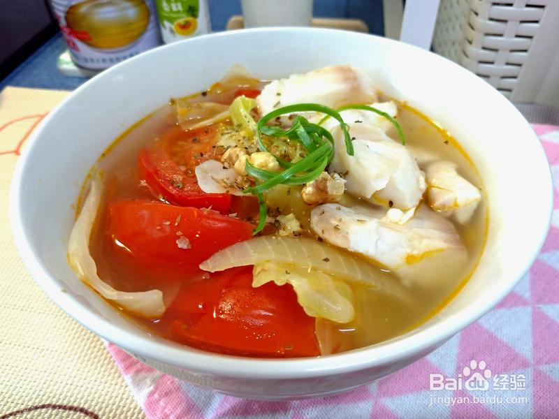 鱼番茄蔬菜汤怎么做