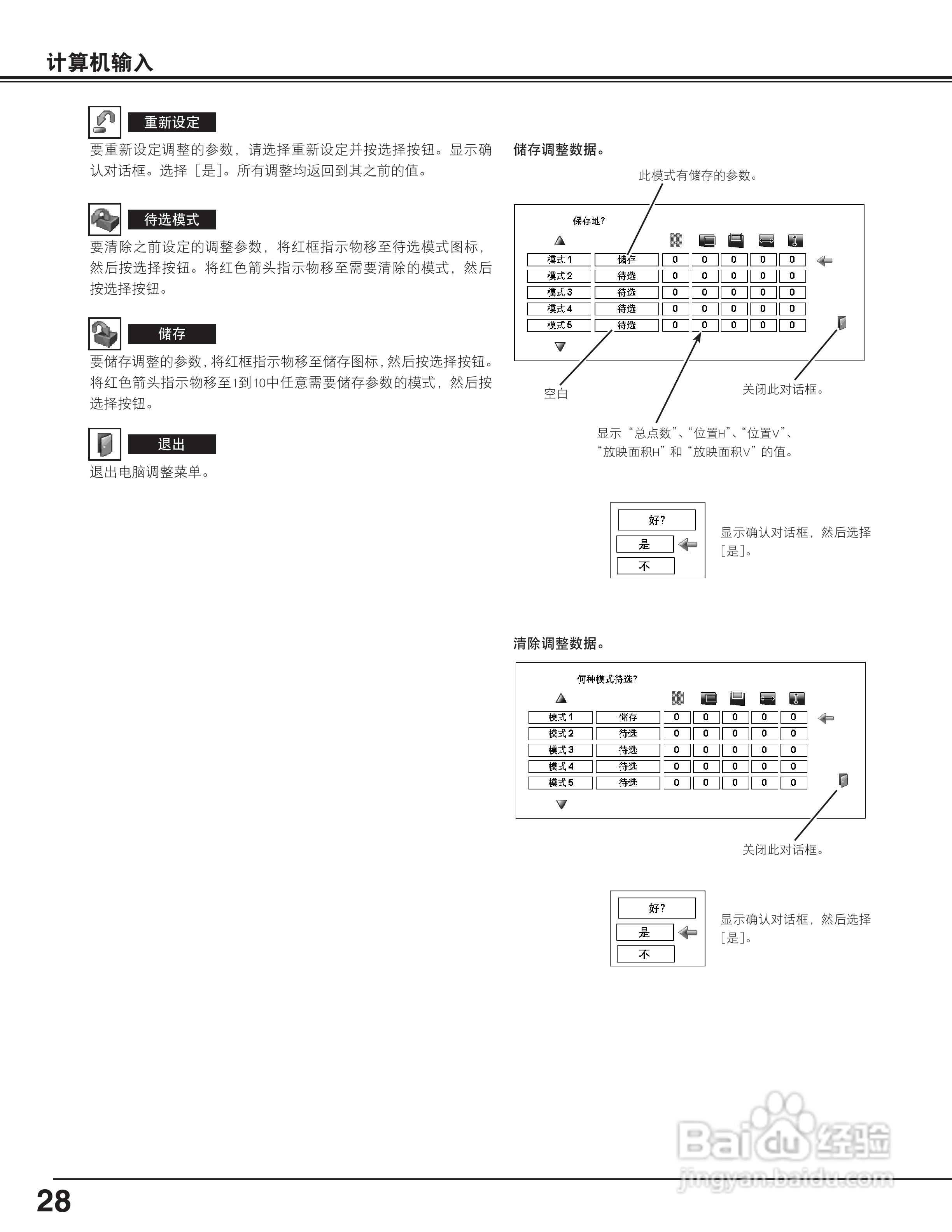 EIKI爱其 LC-X71说明书:[3]