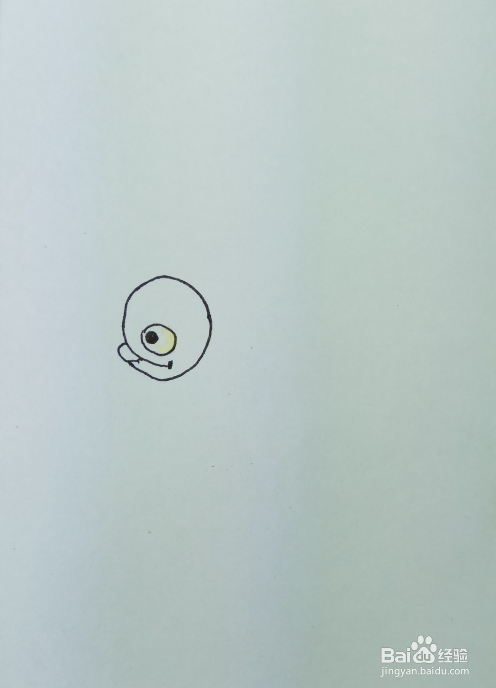 怎样画简笔画“一只可爱的小蚂蚁”？