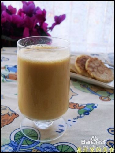 学生养眼可从早餐的一杯豆浆开始枸杞开心果豆浆