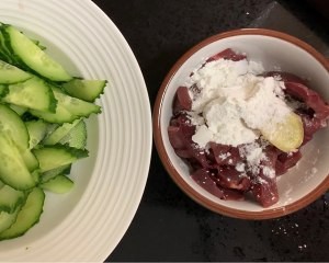 美味猪肝炒脆黄瓜