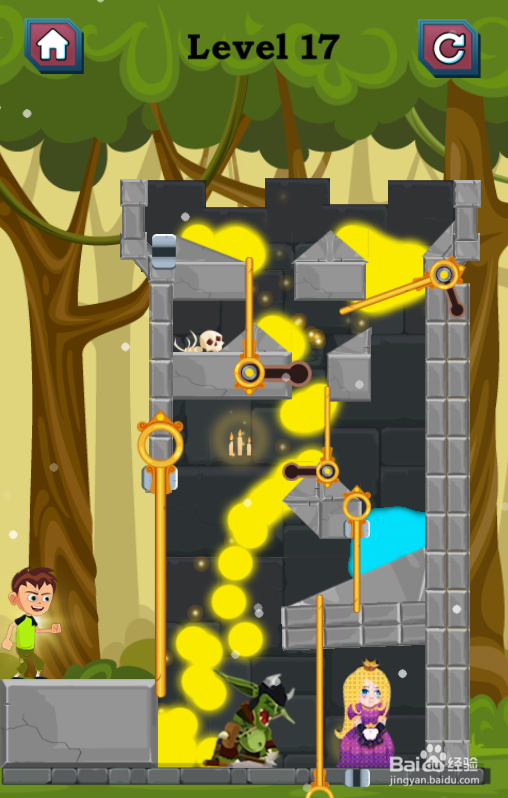 怎样帮助Ben10让其顺利救援公主(Level 17)