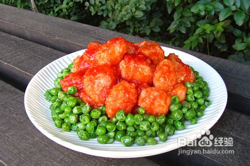茄汁虾丸的做法