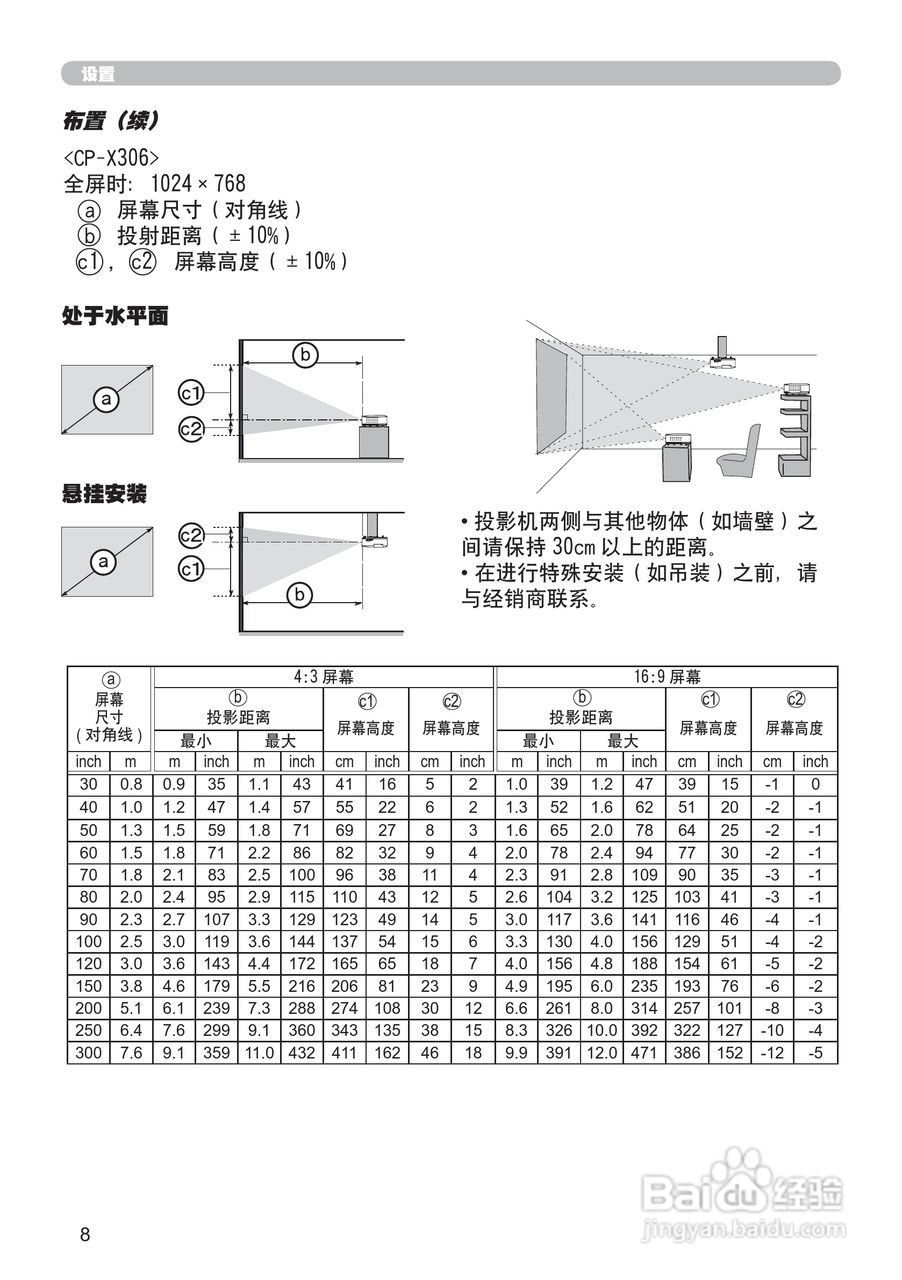 日立CP-X306投影机使用说明书:[3]