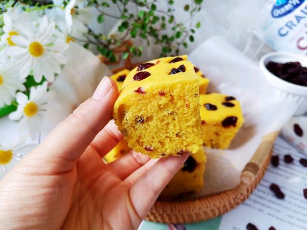 蔓越莓玉米面发糕