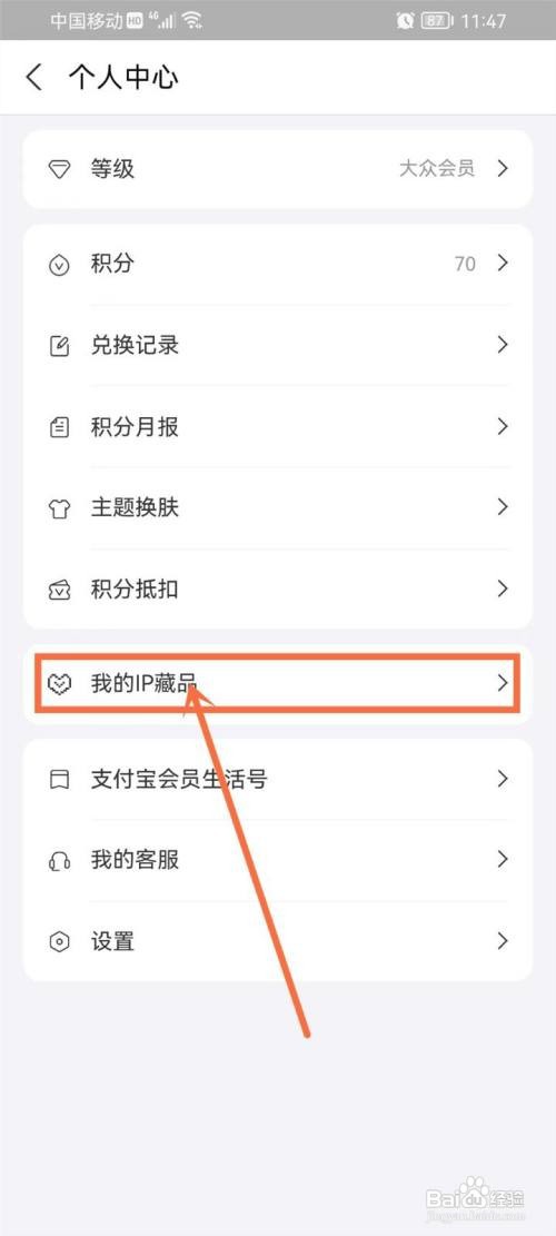 支付宝IP藏品怎么看