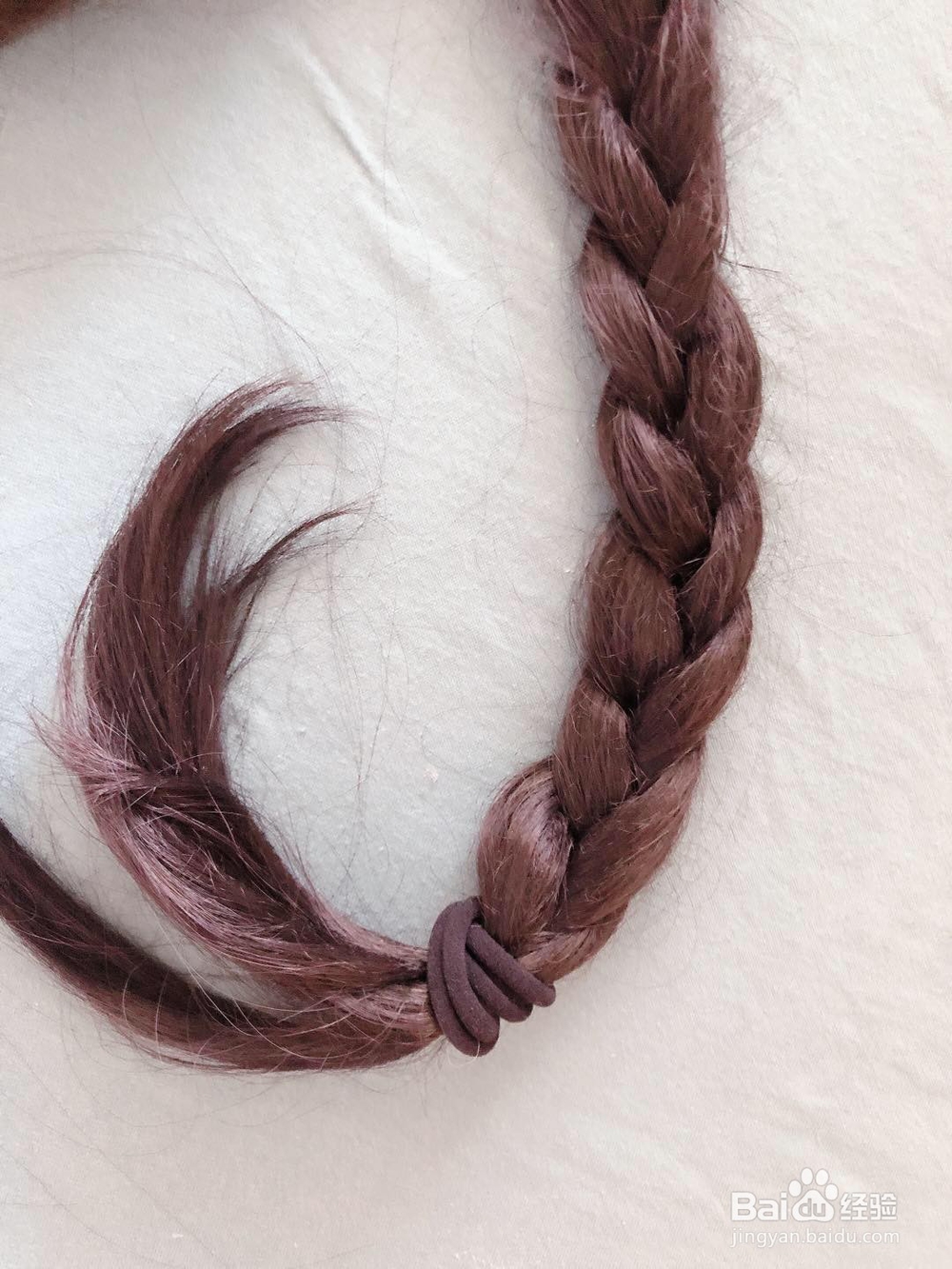 两股辫的编法图解视频