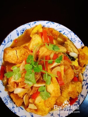 家常鸡蛋包豆腐