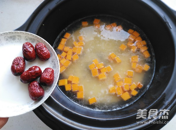 小米南瓜红枣粥