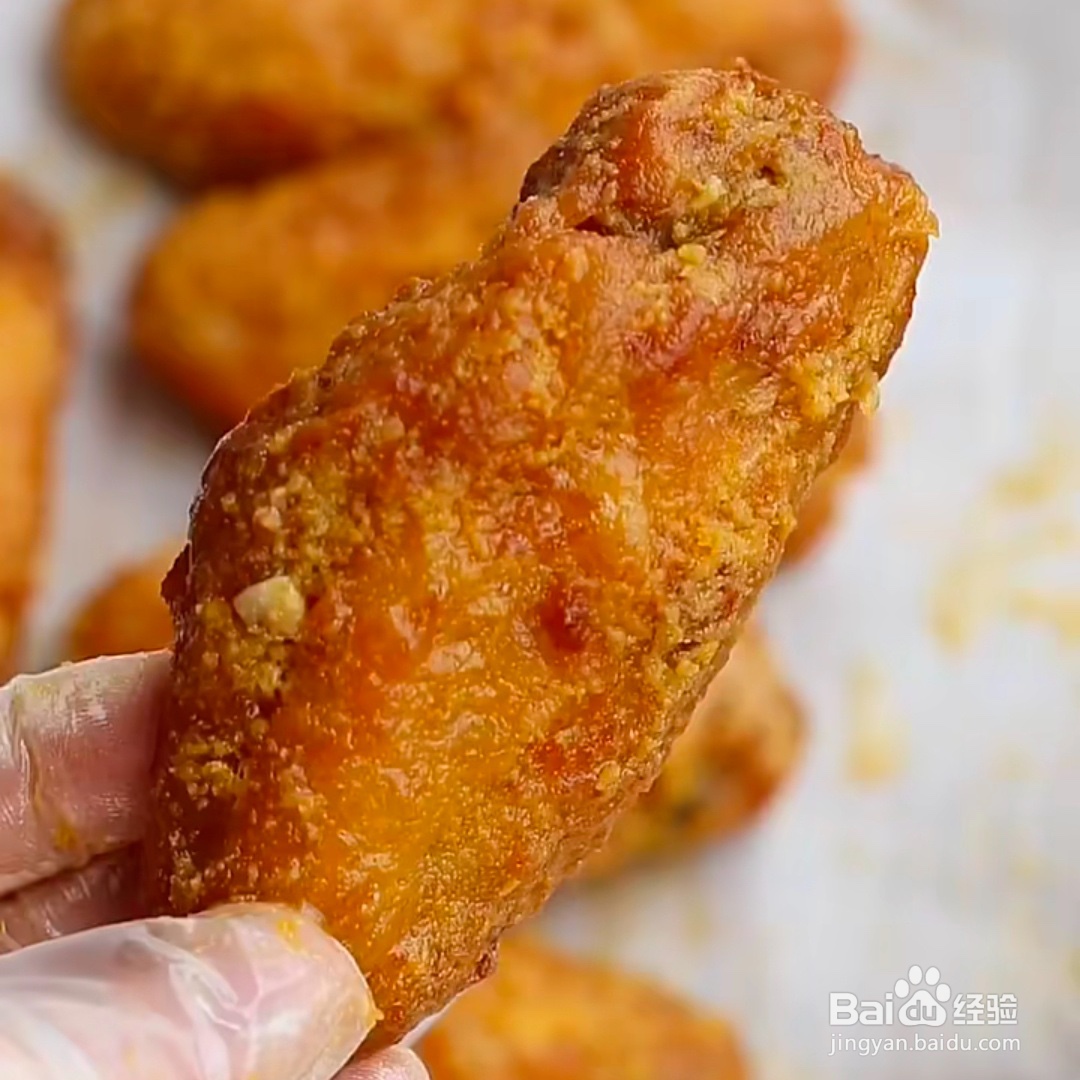 2020咸蛋黄焗鸡翅做法