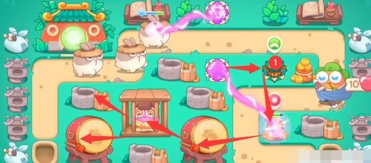 保卫萝卜4喜乐月饼节第7关攻略