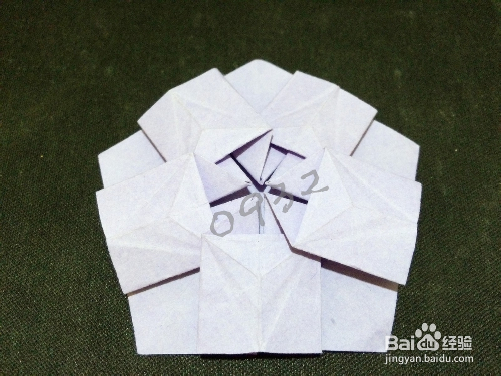 手工折纸制作：[3]五角星樱花