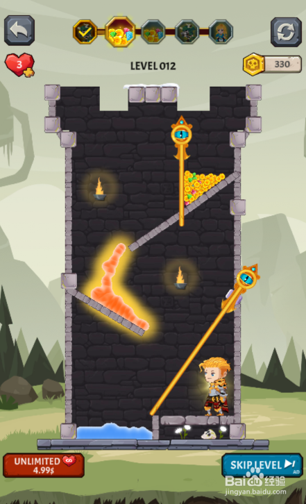 Smart Warrior的LEVEL 012如何过关