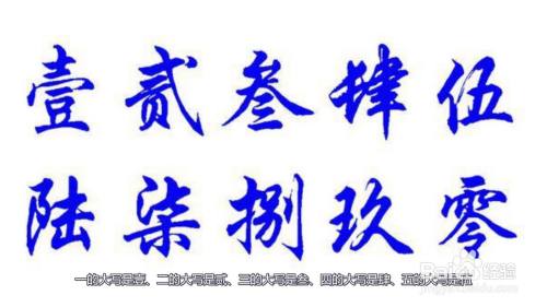 大写壹贰叁肆…怎么写