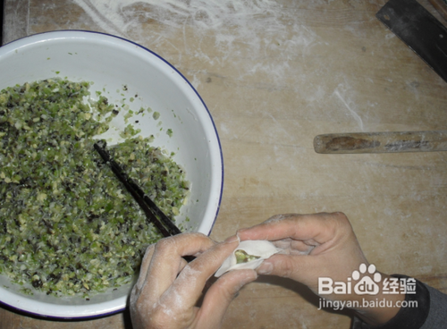 包水饺的方法