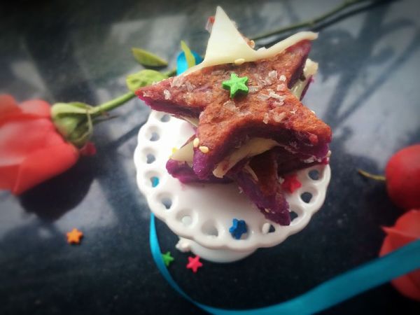 紫薯糯米奶酪饼