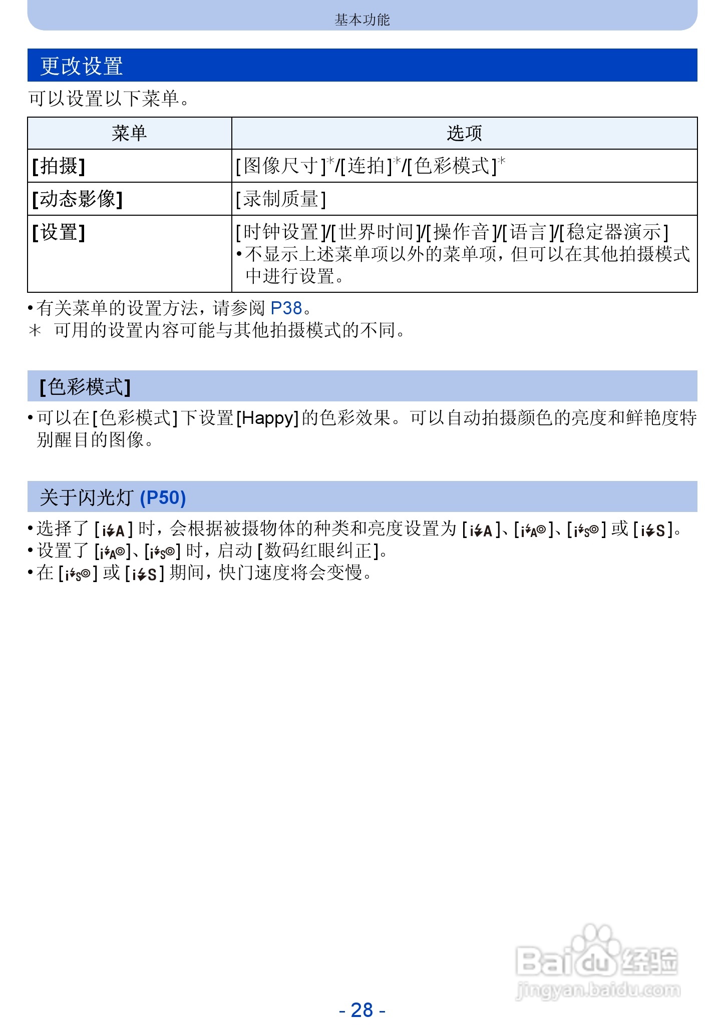松下DMC-FH10数码相机使用说明书:[3]