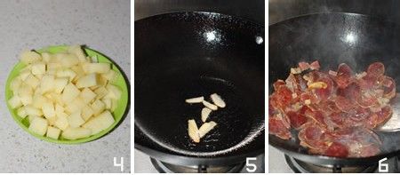 土豆腊味饭怎么做