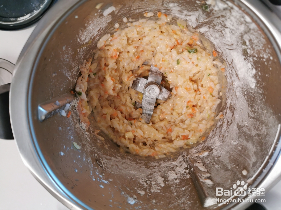 怎么简单的做解决剩饭的鲜虾米煎饼?