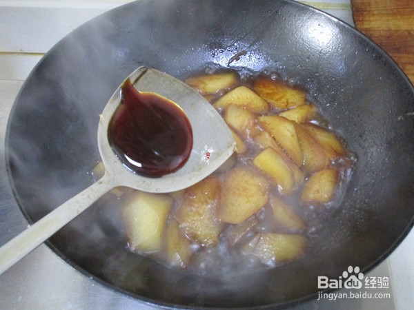 教你做蚝油青蒜炖萝卜