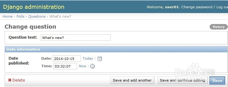 Django1.7中文入门教程：[12]自定义admin排列