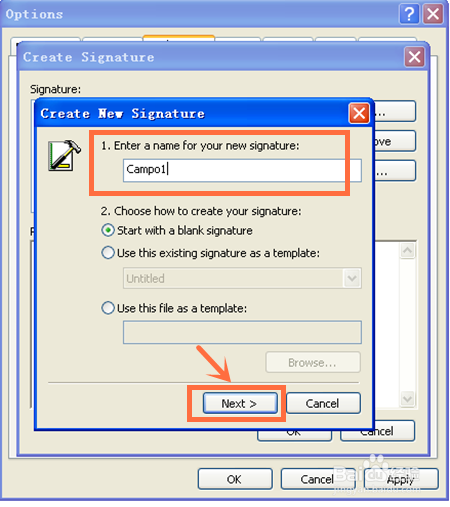 Outlook怎么建立邮件签名档