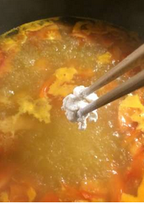 西红柿鸡蛋疙瘩汤的家庭做法