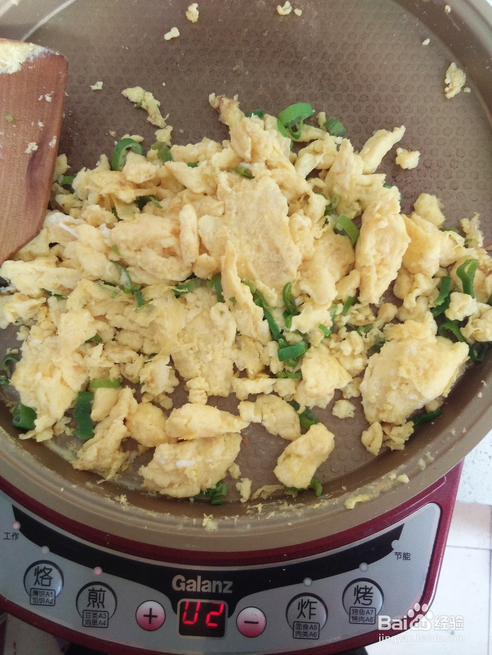 电饼铛无油炒蛋