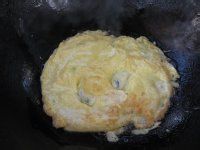 茴香苗鸡蛋打卤面的做法