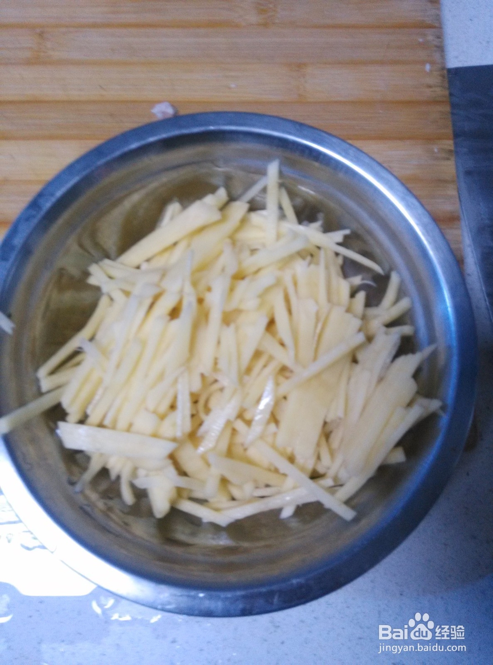 素炒土豆丝，豆芽的做法