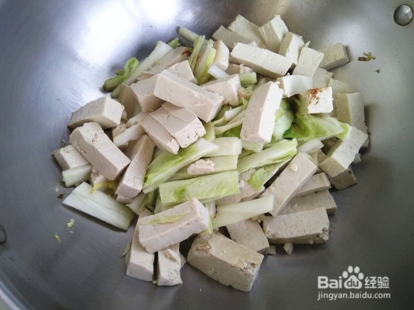 大白菜炖豆腐的做法