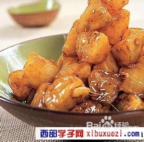 拔丝山药的制作