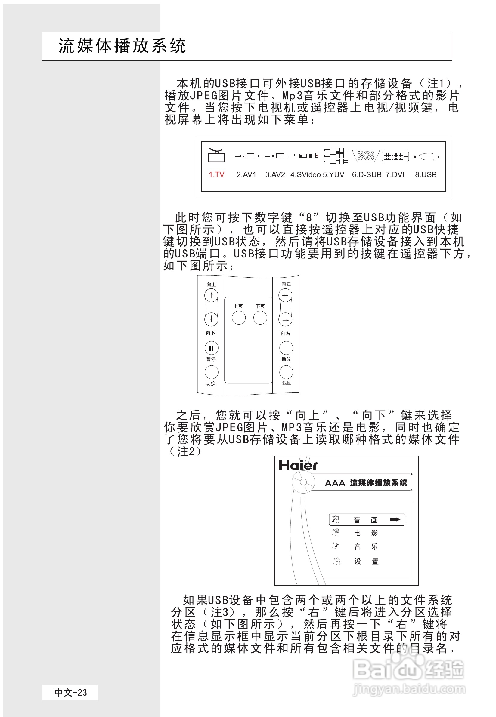 海尔L42V6-A8K液晶彩电使用说明书:[3]