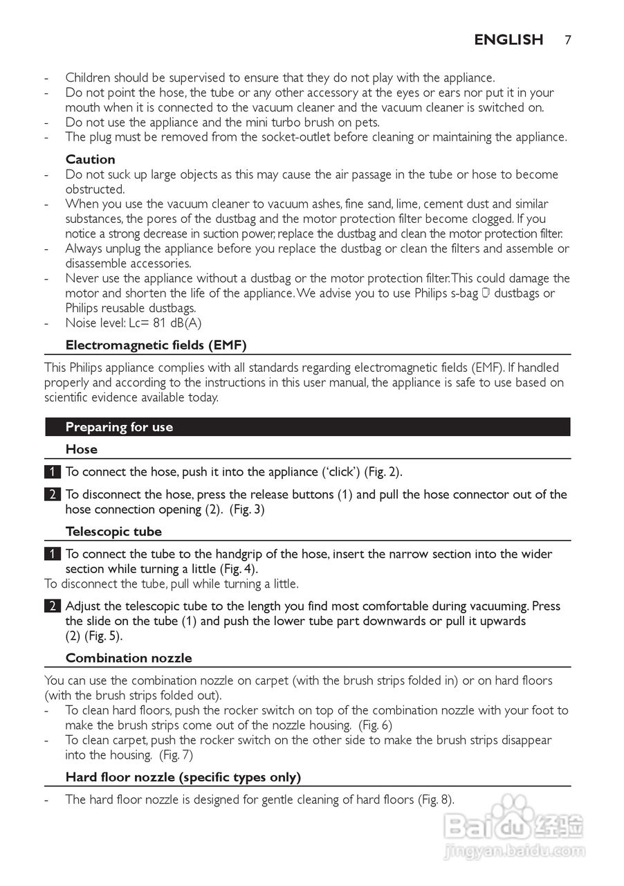 飞利浦 FC8138吸尘器使用说明书:[1]