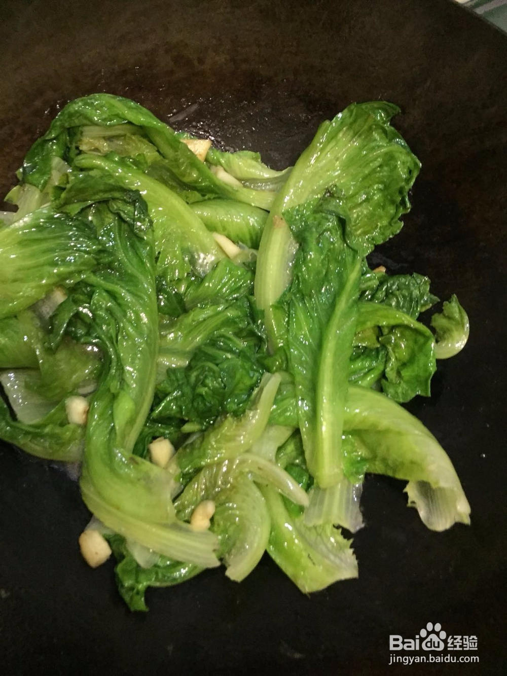 生抽炒生菜的做法