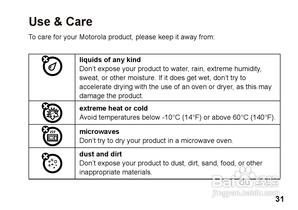 MOTOROLA HZ800手机使用手册:[4]