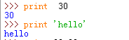 Python打印数据print获取输入input和raw_input
