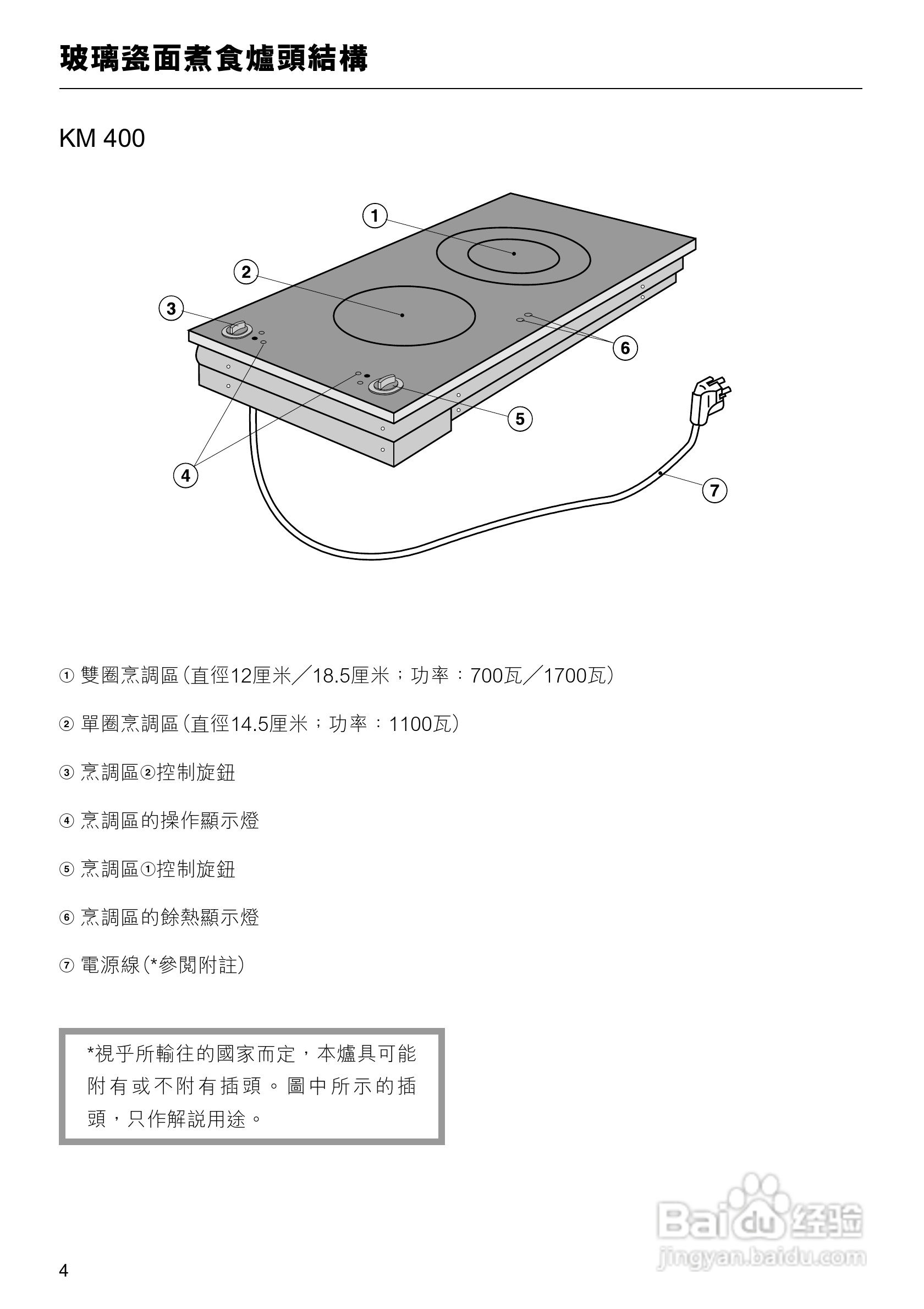 美国康宁电陶炉说明书图片