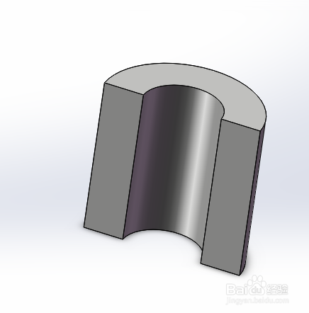 solidworks三维建模训练五十四之半圆柱