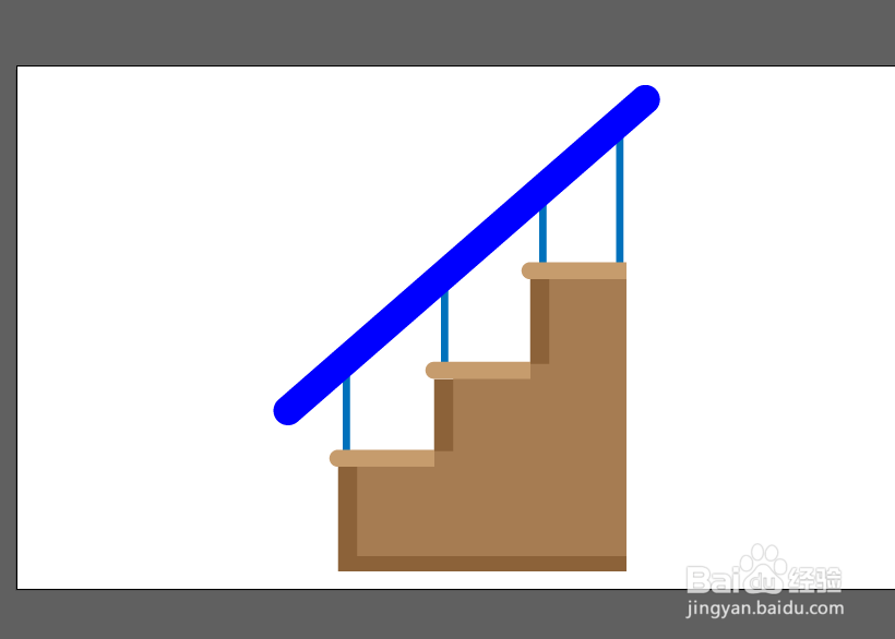 如何用ILLUSTRATOR绘制楼梯图标