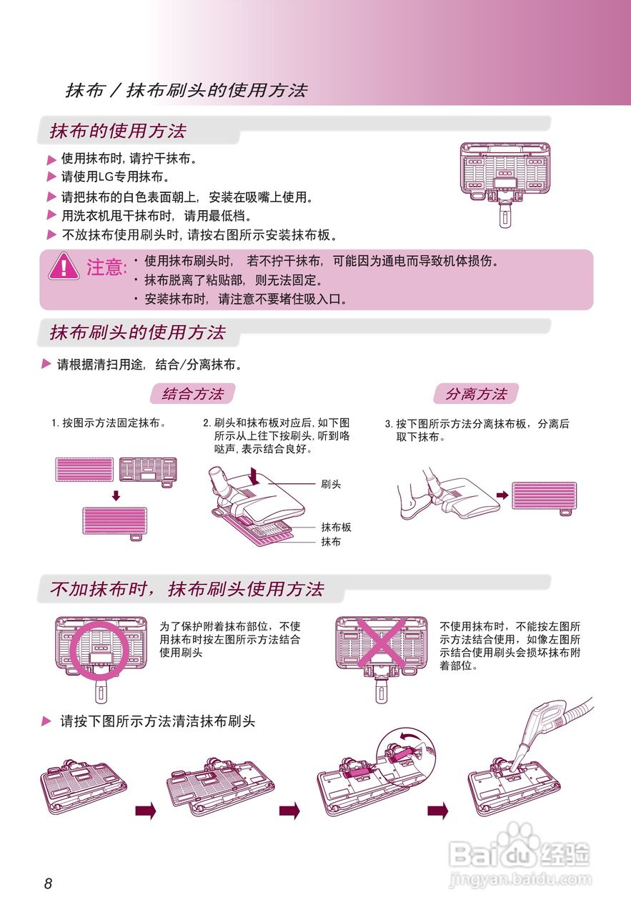 LG VC6118GHAYM吸尘器机使用说明书:[1]