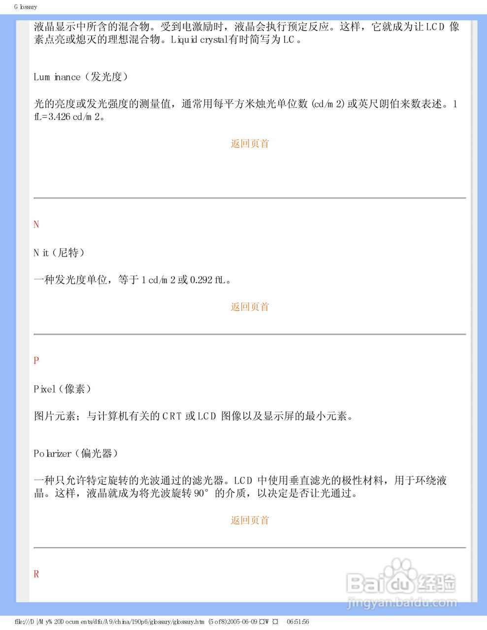 PHILIPS 190P6显示器使用说明书:[3]